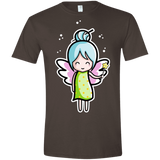 T-Shirts Dark Chocolate / S Kawaii Cute Fairy Men's Semi-Fitted Softstyle