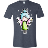 T-Shirts Heather Navy / S Kawaii Cute Fairy Men's Semi-Fitted Softstyle