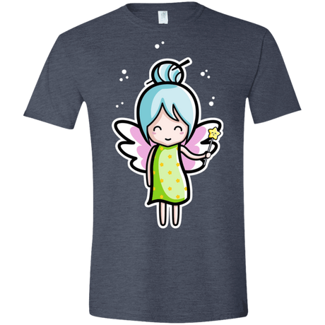 T-Shirts Heather Navy / S Kawaii Cute Fairy Men's Semi-Fitted Softstyle