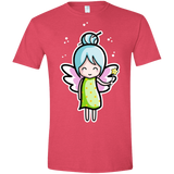 T-Shirts Heather Red / S Kawaii Cute Fairy Men's Semi-Fitted Softstyle