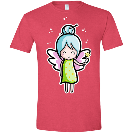T-Shirts Heather Red / S Kawaii Cute Fairy Men's Semi-Fitted Softstyle
