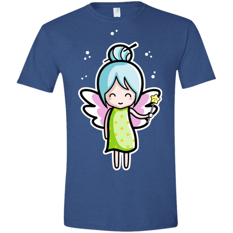 T-Shirts Heather Royal / X-Small Kawaii Cute Fairy Men's Semi-Fitted Softstyle