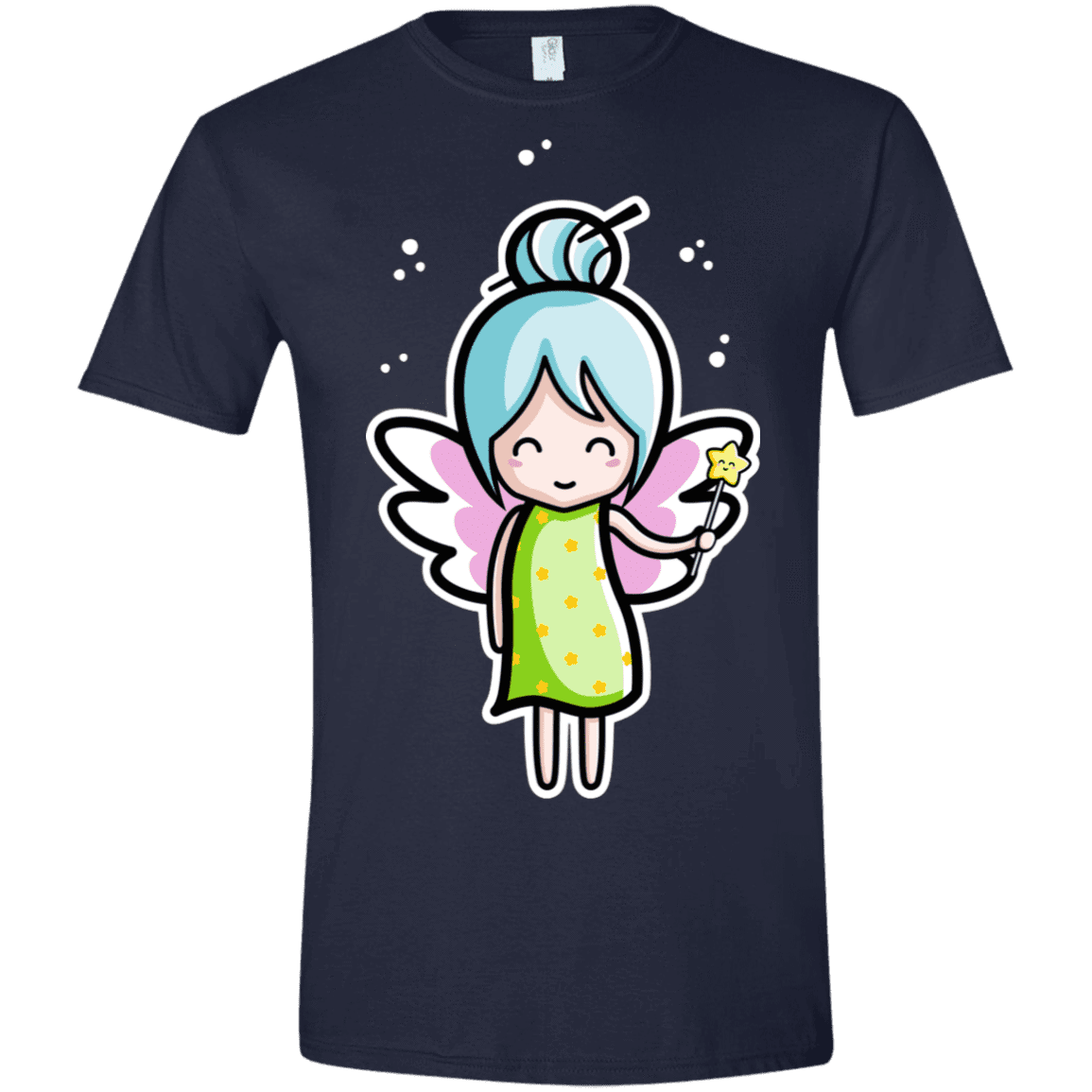 T-Shirts Navy / X-Small Kawaii Cute Fairy Men's Semi-Fitted Softstyle