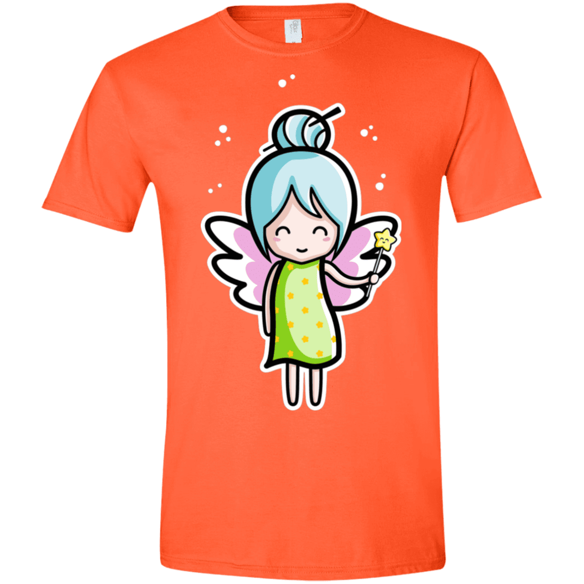 T-Shirts Orange / S Kawaii Cute Fairy Men's Semi-Fitted Softstyle