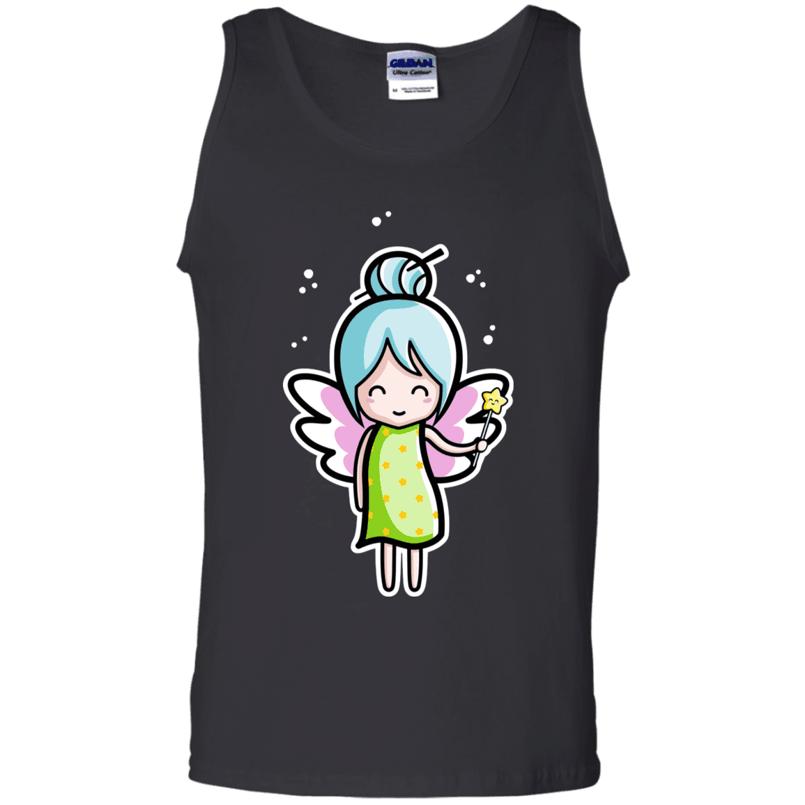 T-Shirts Black / S Kawaii Cute Fairy Men's Tank Top