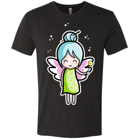 T-Shirts Vintage Black / S Kawaii Cute Fairy Men's Triblend T-Shirt