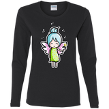 T-Shirts Black / S Kawaii Cute Fairy Women's Long Sleeve T-Shirt