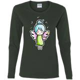 T-Shirts Forest / S Kawaii Cute Fairy Women's Long Sleeve T-Shirt