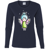 T-Shirts Navy / S Kawaii Cute Fairy Women's Long Sleeve T-Shirt