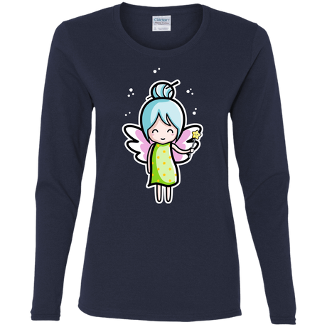 T-Shirts Navy / S Kawaii Cute Fairy Women's Long Sleeve T-Shirt