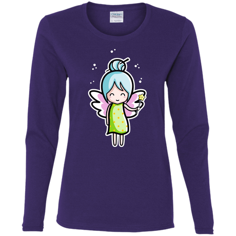 T-Shirts Purple / S Kawaii Cute Fairy Women's Long Sleeve T-Shirt