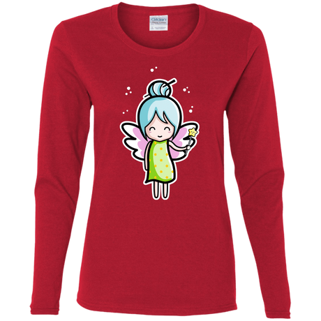 T-Shirts Red / S Kawaii Cute Fairy Women's Long Sleeve T-Shirt