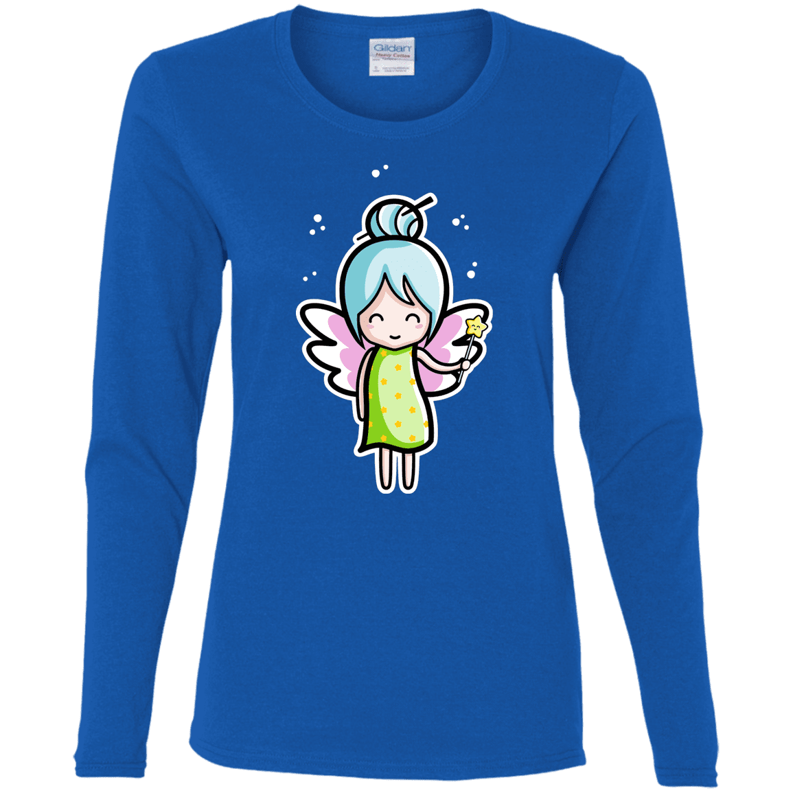 T-Shirts Royal / S Kawaii Cute Fairy Women's Long Sleeve T-Shirt