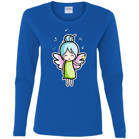 T-Shirts Royal / S Kawaii Cute Fairy Women's Long Sleeve T-Shirt