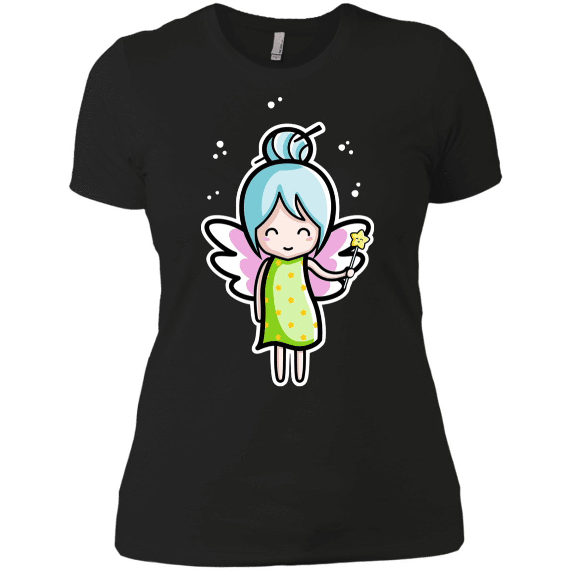 T-Shirts Black / X-Small Kawaii Cute Fairy Women's Premium T-Shirt