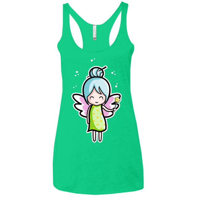 T-Shirts Envy / X-Small Kawaii Cute Fairy Women's Triblend Racerback Tank