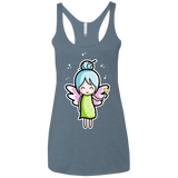 T-Shirts Indigo / X-Small Kawaii Cute Fairy Women's Triblend Racerback Tank