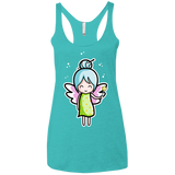 T-Shirts Tahiti Blue / X-Small Kawaii Cute Fairy Women's Triblend Racerback Tank