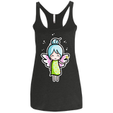T-Shirts Vintage Black / X-Small Kawaii Cute Fairy Women's Triblend Racerback Tank