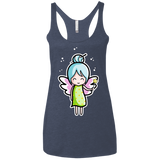 T-Shirts Vintage Navy / X-Small Kawaii Cute Fairy Women's Triblend Racerback Tank
