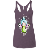 T-Shirts Vintage Purple / X-Small Kawaii Cute Fairy Women's Triblend Racerback Tank