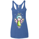 T-Shirts Vintage Royal / X-Small Kawaii Cute Fairy Women's Triblend Racerback Tank