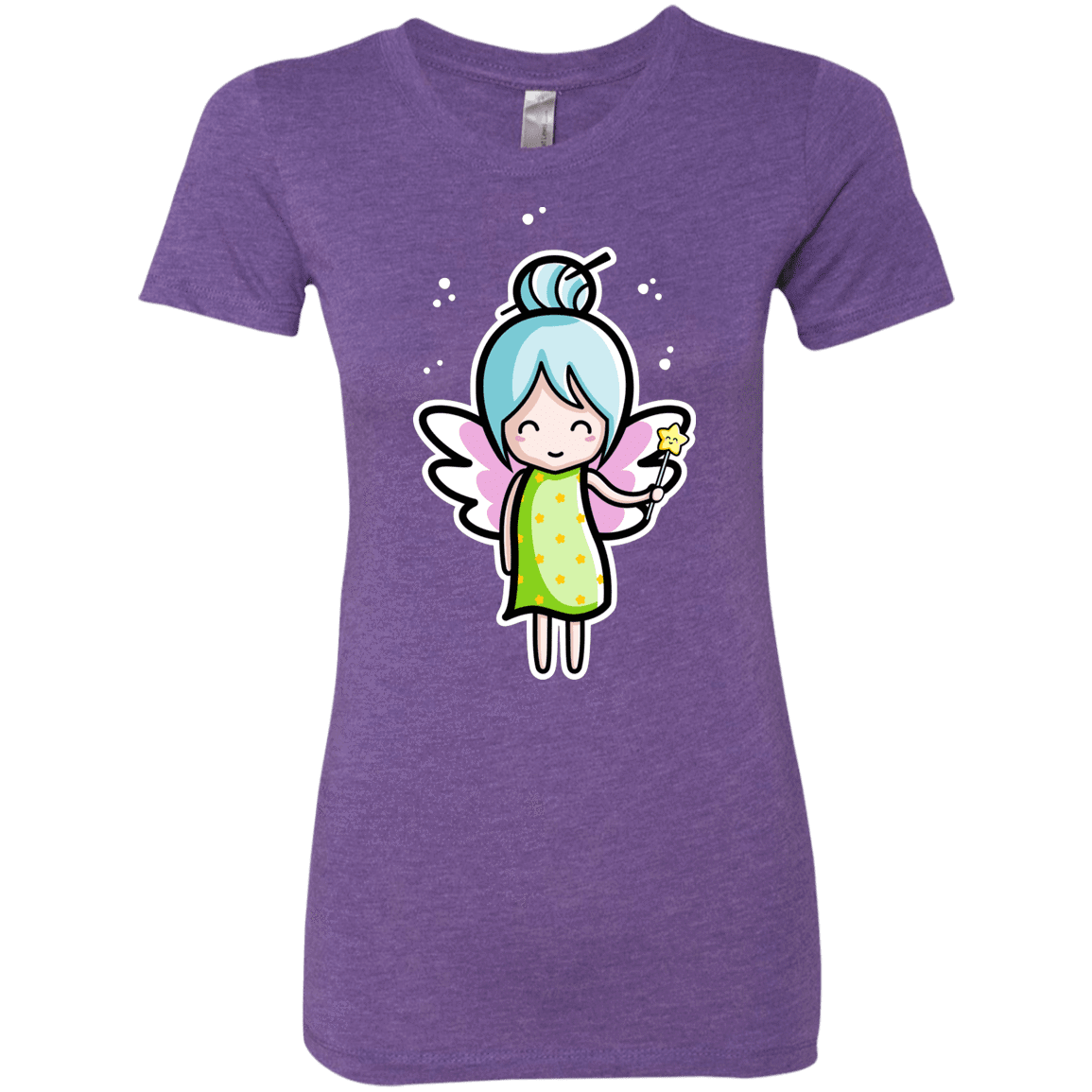 T-Shirts Purple Rush / S Kawaii Cute Fairy Women's Triblend T-Shirt