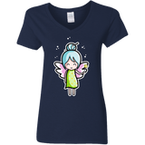 T-Shirts Navy / S Kawaii Cute Fairy Women's V-Neck T-Shirt