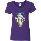 T-Shirts Purple / S Kawaii Cute Fairy Women's V-Neck T-Shirt