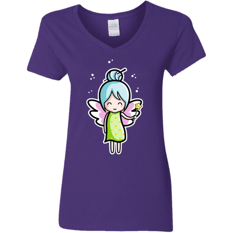 T-Shirts Purple / S Kawaii Cute Fairy Women's V-Neck T-Shirt