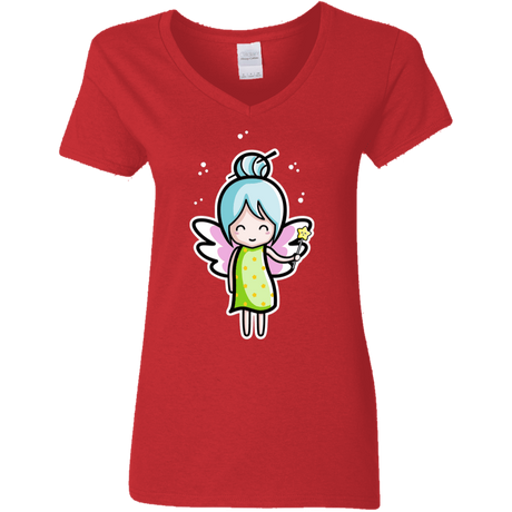 T-Shirts Red / S Kawaii Cute Fairy Women's V-Neck T-Shirt