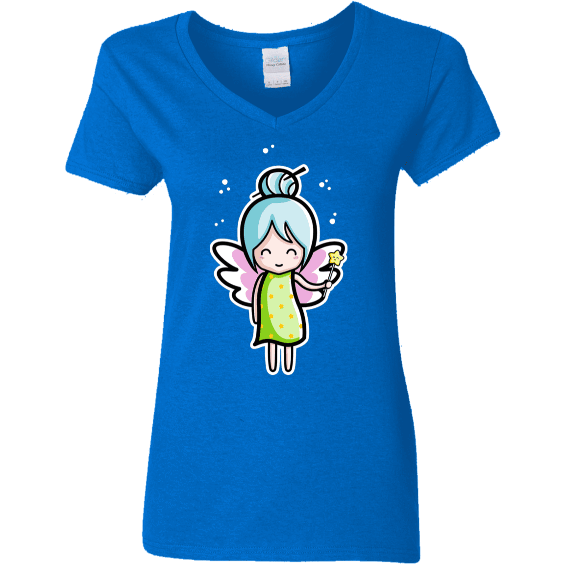 T-Shirts Royal / S Kawaii Cute Fairy Women's V-Neck T-Shirt