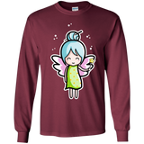 T-Shirts Maroon / YS Kawaii Cute Fairy Youth Long Sleeve T-Shirt