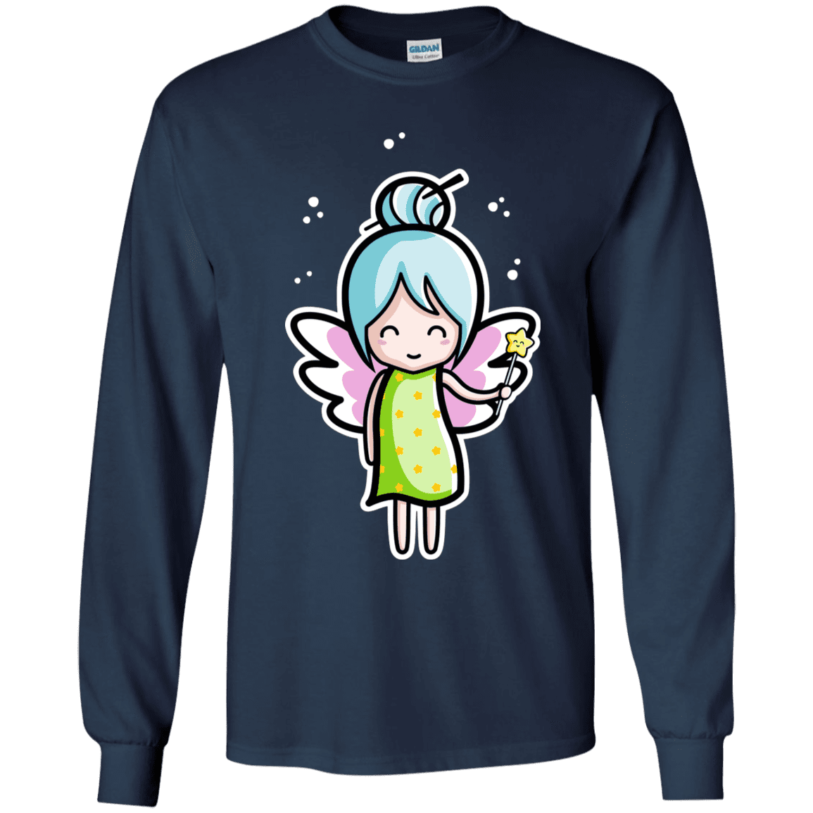 T-Shirts Navy / YS Kawaii Cute Fairy Youth Long Sleeve T-Shirt