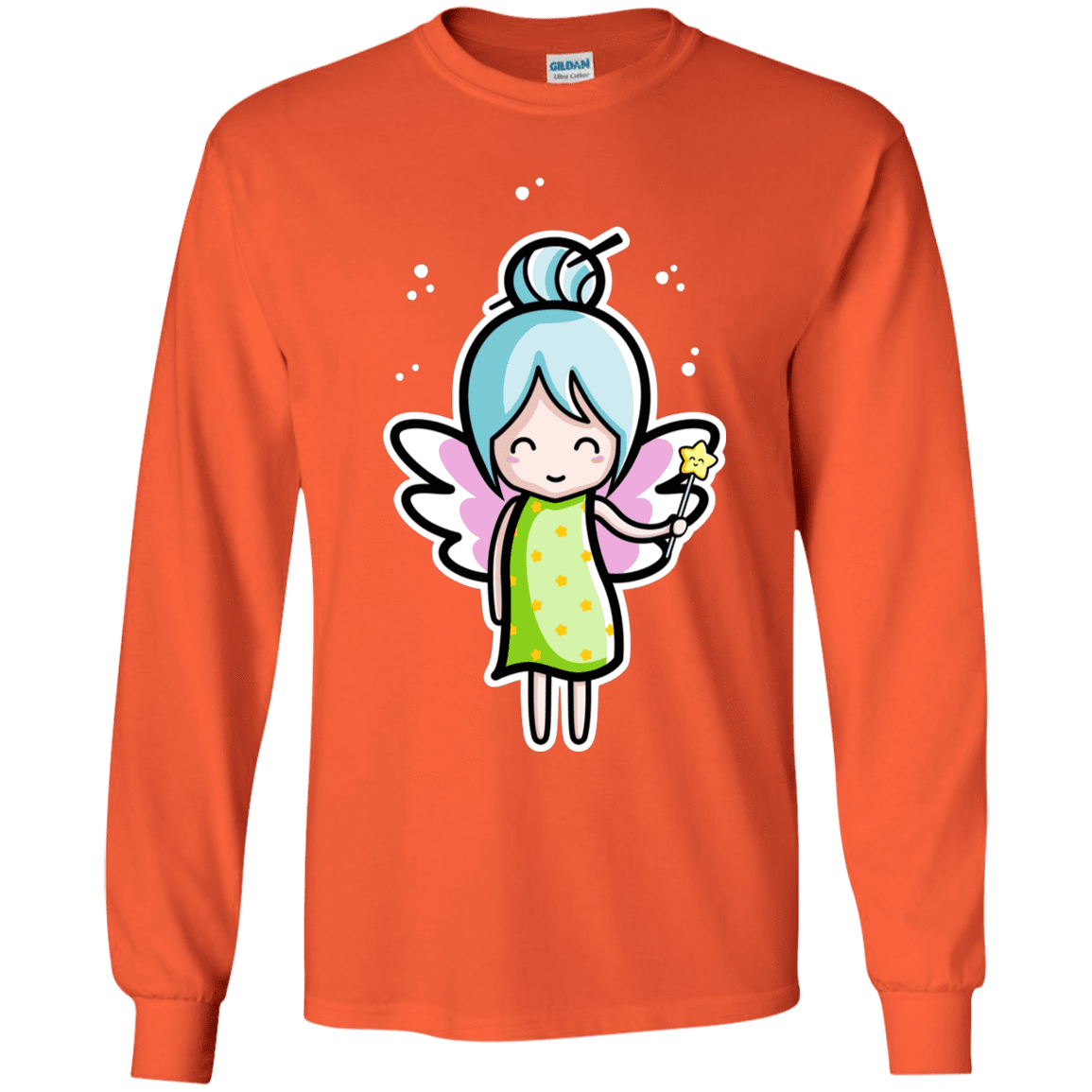 T-Shirts Orange / YS Kawaii Cute Fairy Youth Long Sleeve T-Shirt