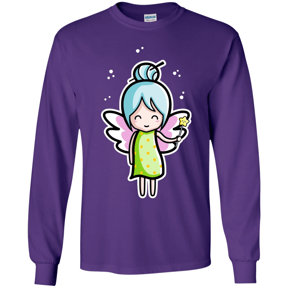 T-Shirts Purple / YS Kawaii Cute Fairy Youth Long Sleeve T-Shirt