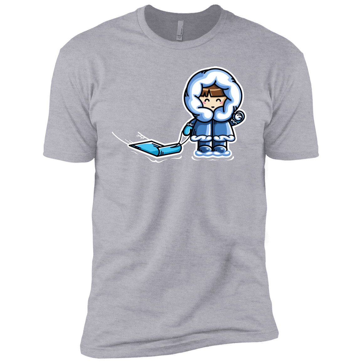 T-Shirts Heather Grey / YXS Kawaii Cute Fun In The Snow Boys Premium T-Shirt