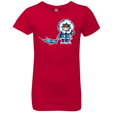 T-Shirts Red / YXS Kawaii Cute Fun In The Snow Girls Premium T-Shirt