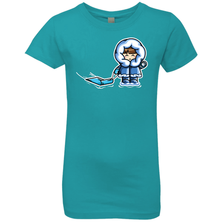 T-Shirts Tahiti Blue / YXS Kawaii Cute Fun In The Snow Girls Premium T-Shirt