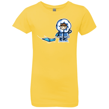 T-Shirts Vibrant Yellow / YXS Kawaii Cute Fun In The Snow Girls Premium T-Shirt