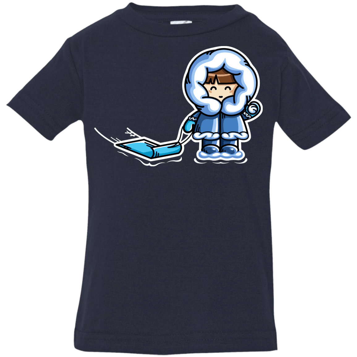 T-Shirts Navy / 6 Months Kawaii Cute Fun In The Snow Infant Premium T-Shirt
