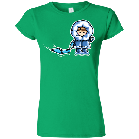 T-Shirts Irish Green / S Kawaii Cute Fun In The Snow Junior Slimmer-Fit T-Shirt