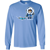 T-Shirts Carolina Blue / S Kawaii Cute Fun In The Snow Men's Long Sleeve T-Shirt