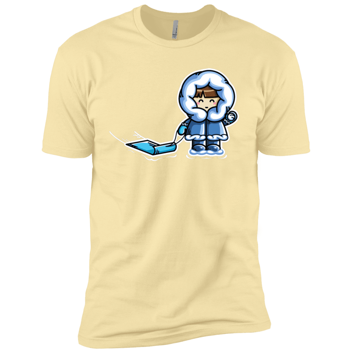 T-Shirts Banana Cream / X-Small Kawaii Cute Fun In The Snow Men's Premium T-Shirt
