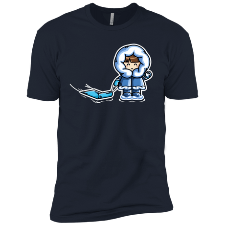 T-Shirts Midnight Navy / X-Small Kawaii Cute Fun In The Snow Men's Premium T-Shirt
