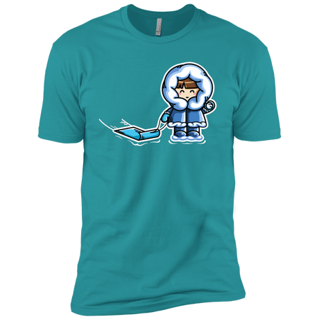 T-Shirts Tahiti Blue / X-Small Kawaii Cute Fun In The Snow Men's Premium T-Shirt