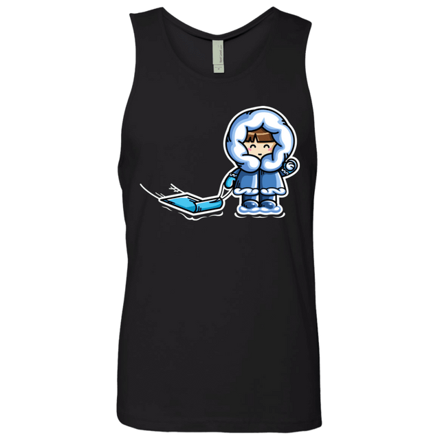 T-Shirts Black / S Kawaii Cute Fun In The Snow Men's Premium Tank Top