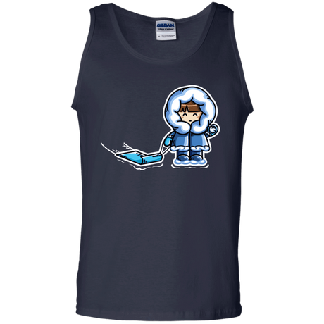 T-Shirts Navy / S Kawaii Cute Fun In The Snow Men's Tank Top