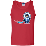 T-Shirts Red / S Kawaii Cute Fun In The Snow Men's Tank Top