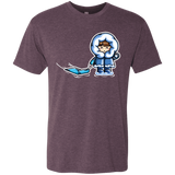 T-Shirts Vintage Purple / S Kawaii Cute Fun In The Snow Men's Triblend T-Shirt